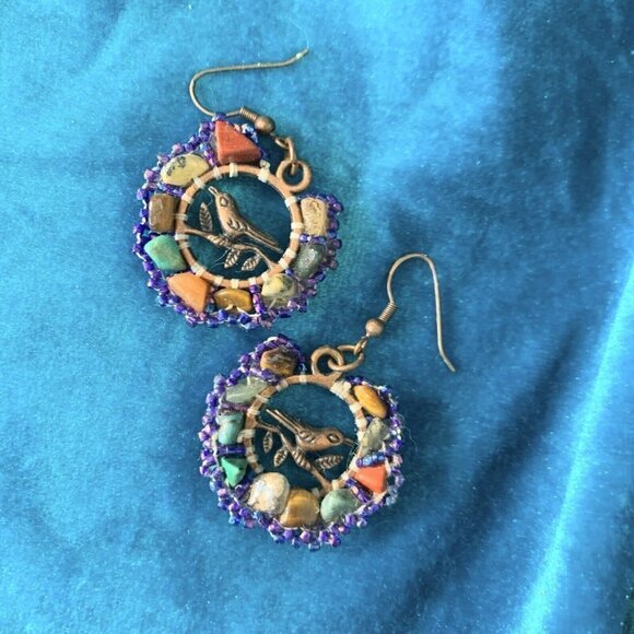 Beaded Bracelets and earrings by Navajo Native American in New Mexico - Picture 5 of 5